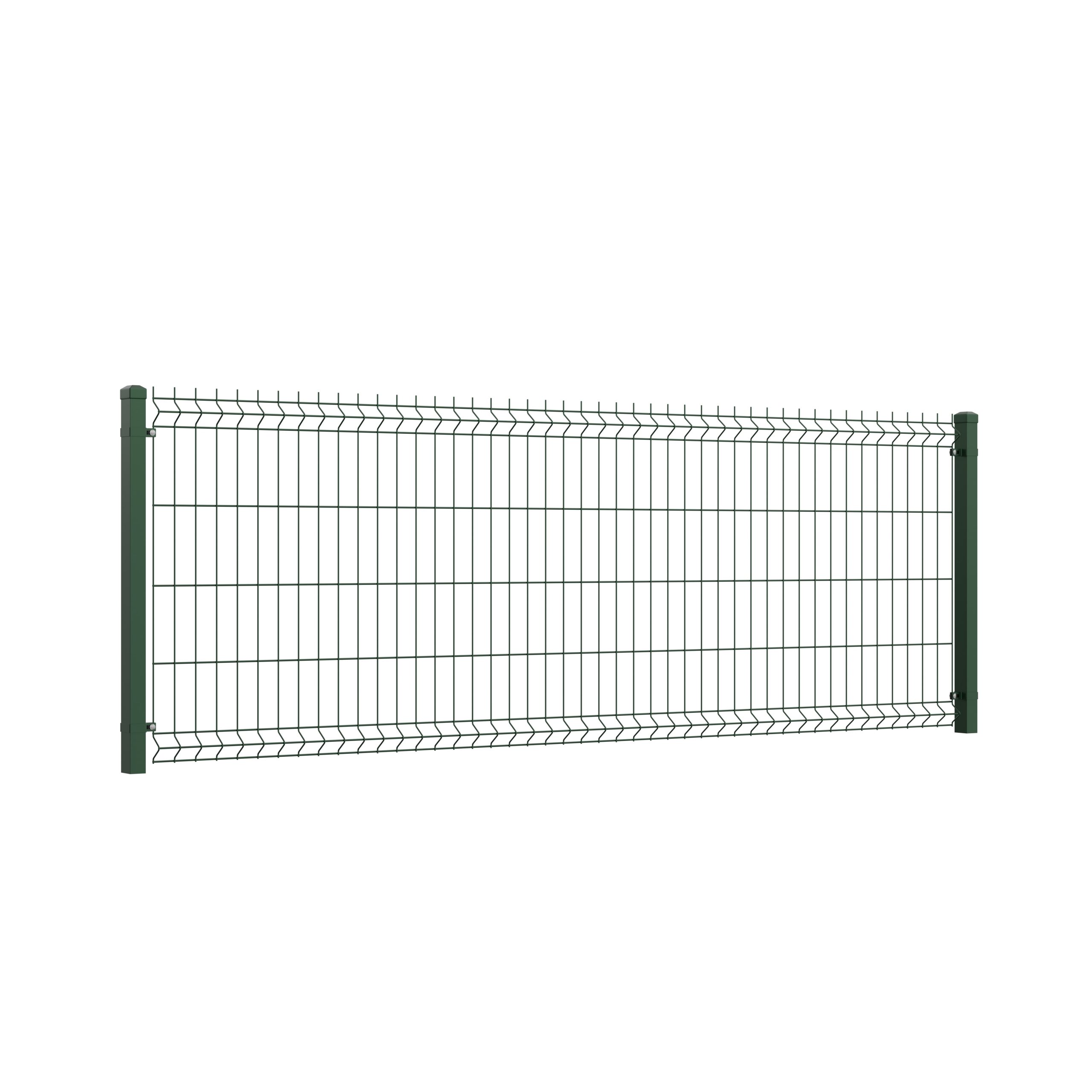 3D táblás kerítéselem, zöld, antracit szürke 1730 mm - Image 3