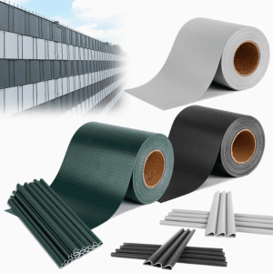 Belátásgátló kerítés szalag, zöld/antracit szürke/világosszürke/fekete/barna 19 cm x 35m