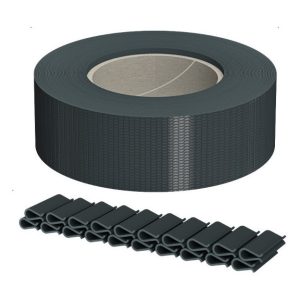 Belátásgátló kerítés szalag, zöld/antracit szürke/világosszürke/fekete/barna 4,75cm x 35m