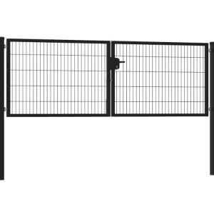 Kétszárnyú kapu, 1700 x 3000 mm, táblás betéttel, zöld vagy antracit