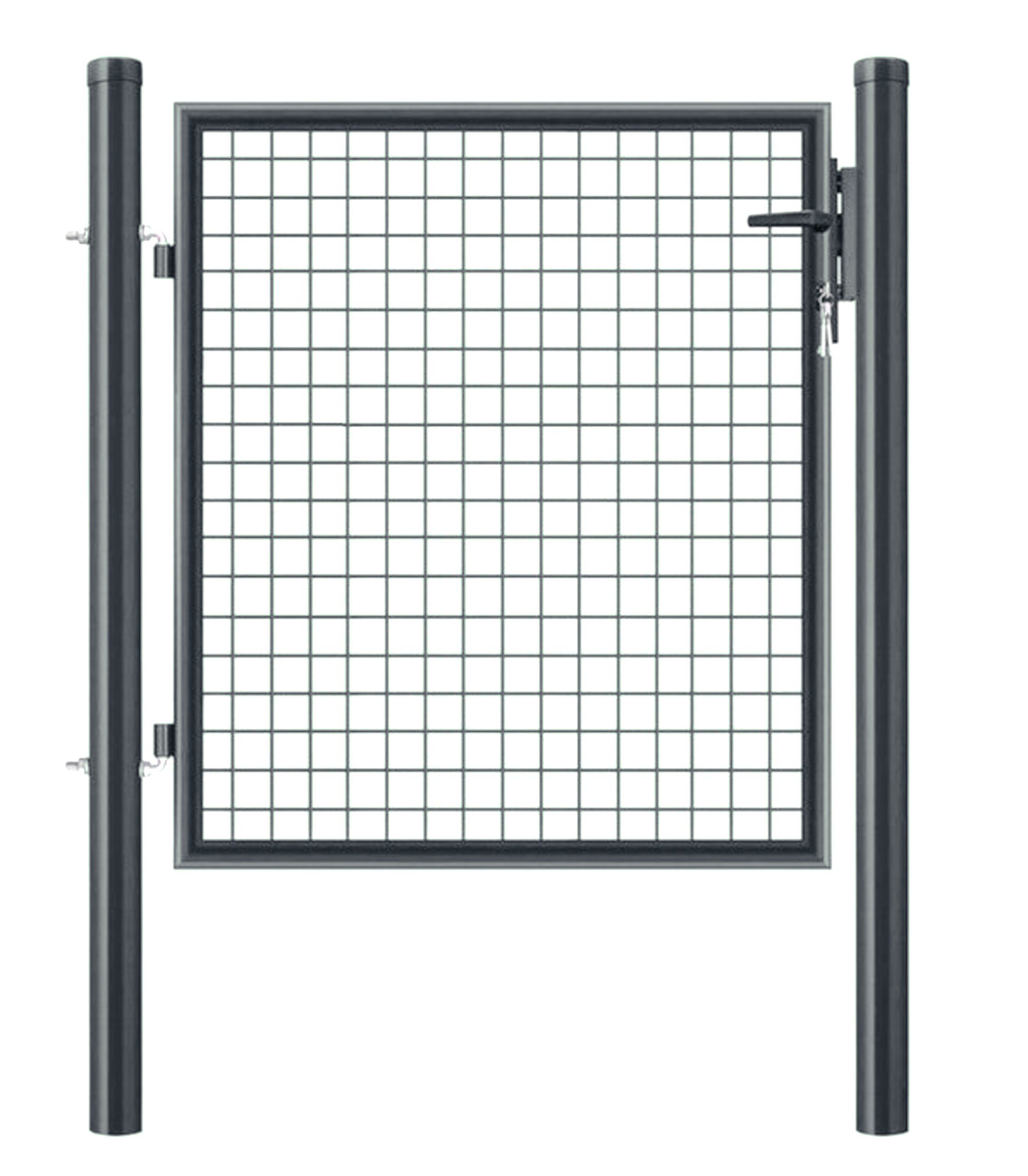 Kertkapu, 1200 x 1000 mm, táblás betéttel, zöld vagy antracit